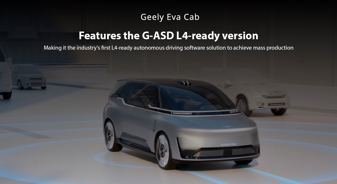 Geely Eva Cab robotaxi debuts | Beijing Auto Show 2026 — article image